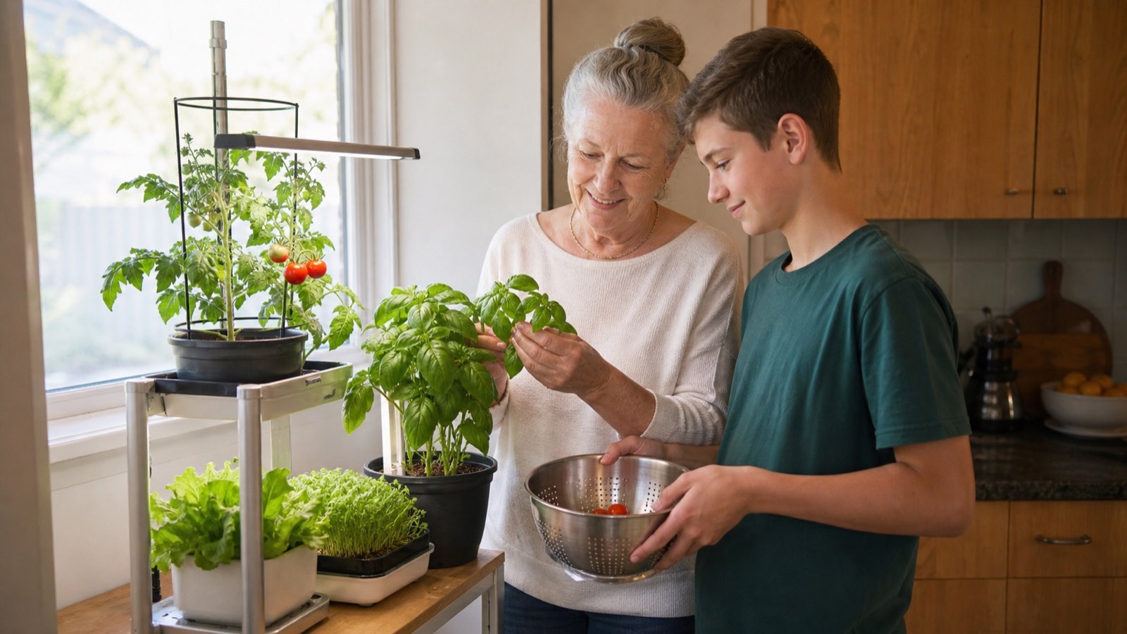 Chapter 10: Indoor kitchen countertop LED grow station